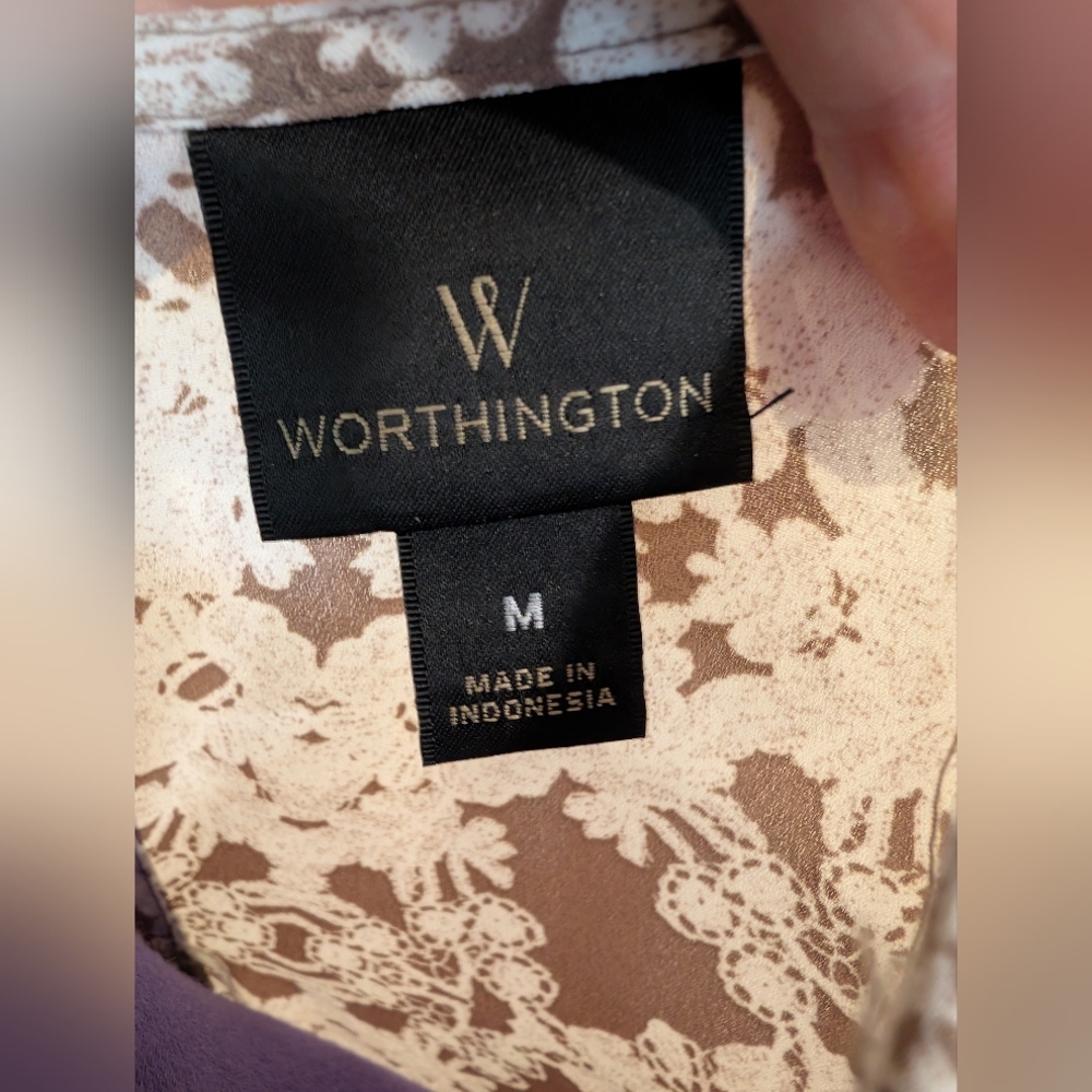 Worthington Sleeveless Women's Blouse - Picture 5 of 11